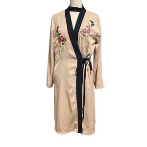 Top Shop embroidered kimono style coat